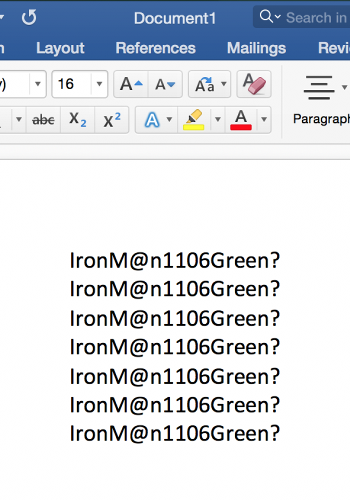 Guide: creating strong memorable passwords